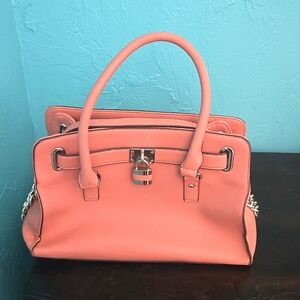 Cute soft pink satchel purse